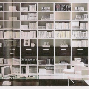 meuble bibliotheque avec tiroirs